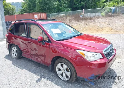 2015 Subaru Forester 2.5I Premium из США, поврежденный, VIN JF2SJADC0FH832319